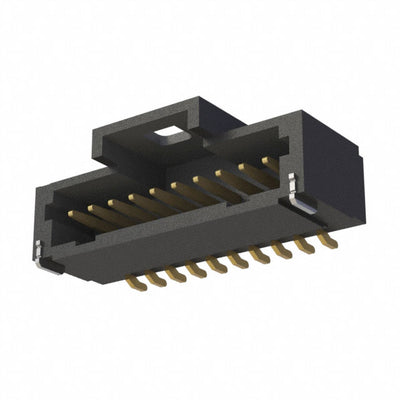 T1M-10-F-SH-L-K by Samtec Inc. - CONNECTOR HEADER SMD R/A 10POS 1MM