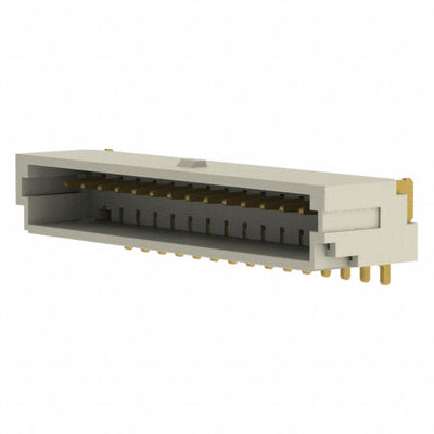 T1M-15-GF-S-V-TR by Samtec Inc. - CONNECTOR HEADER SMD 15POS 1MM
