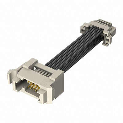 T1PD-07-28-GF-02.0-A-T3 by Samtec Inc. - CABLE 1MM 14POS PNL MNT M TO F