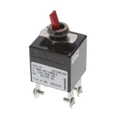T21-2-3.00A-02-20BLS by Sensata-Airpax - CIR BRKR MAG-HYDR 3A TOGGLE