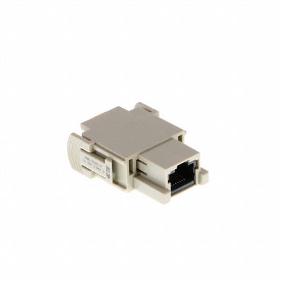 T2113000201-000 by TE Connectivity AMP Connectors - MOD RJ45 FEMALE 8POS HMN-RJ45-F