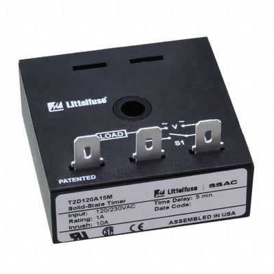 T2D120A15M by Littelfuse Inc. - RELAY TIME DELAY 5MIN CHASSIS