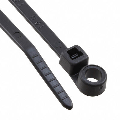 T30MR0M4 by HellermannTyton - CABLE TIE LOCKING BLACK 30LBS 6.3