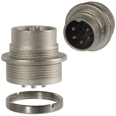 T3362000U by Amphenol Tuchel Industrial - CONNECTOR RECPT MALE 5P SILV SLDR CUP