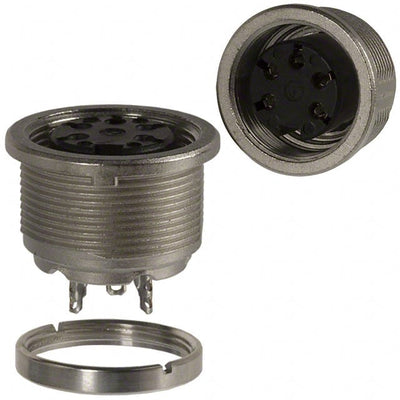 T3363000U by Amphenol Tuchel Industrial - CONNECTOR RECPT FMALE 5P SOLDER CUP