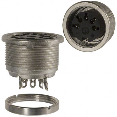 T3363010U by Amphenol Tuchel Industrial - CONNECTOR RECPT FMALE 5P SOLDER CUP
