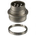 T3402000U by Amphenol Tuchel Industrial - CONNECTOR RECPT MALE 6P SILV SLDR CUP