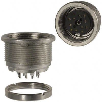 T 3638 000 by Amphenol Tuchel Industrial - CONNECTOR RECPT FMALE 12P SOLDER CUP
