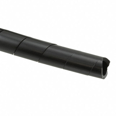 T38F-C0 by Panduit Corp - SPIRAL WRAP 3/8"" X 100' BLACK