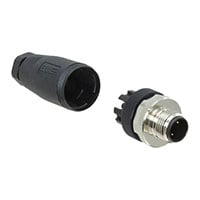 T4111001021-000 by TE Connectivity AMP Connectors - CONNECTOR RECPT MALE 2POS GOLD SCREW
