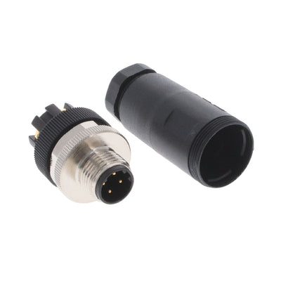 T4111502041-000 by TE Connectivity AMP Connectors - CONNECTOR RECPT MALE 4POS GOLD SCREW