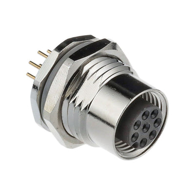 T4141012081-000 by TE Connectivity AMP Connectors - CONNECTOR RECPT FMALE 8POS GOLD SOLDER