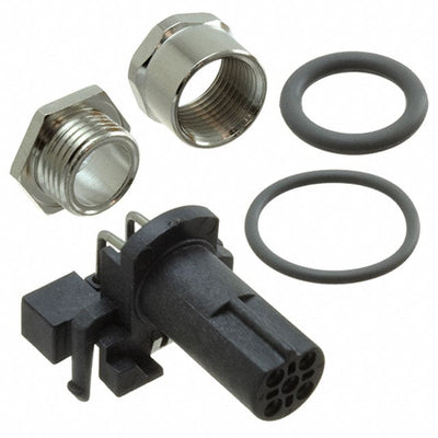 T4145435041-001 by TE Connectivity AMP Connectors - CONNECTOR PLUG FMALE 4POS GOLD SOLDER