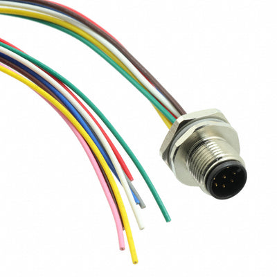T4171220008-001 by TE Connectivity AMP Connectors - CABLE 8POS MALE TO WIRE 0.66