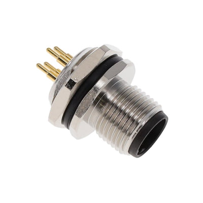 T4142412041-000 by TE Connectivity AMP Connectors - CONNECTOR RECPT MALE 4POS GOLD SOLDER