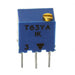 T63YA102KT20 by Vishay Sfernice - TRIMMER 1K OHM 0.25W PC PIN TOP