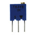 T63YB105KT20 by Vishay Sfernice - TRIMMER 1M OHM 0.25W PC PIN TOP
