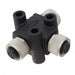 TA-A03F-A03F-A03F-01 by Amphenol LTW - CONNECTOR T-ADPT 3P-3/3P F-F/F INLINE