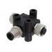TA-A03M-A03F-A03F-01 by Amphenol LTW - CONNECTOR T-ADPT 3P-3/3P M-F/F INLINE