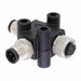 TA-A03M-A03M-A03F-01 by Amphenol LTW - CONNECTOR T-ADPT 3P-3/3P M-F/M INLINE