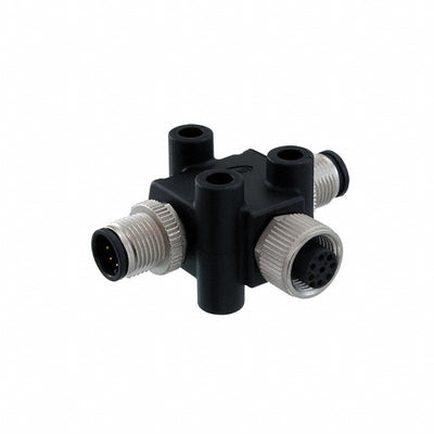 TA-A06F-A06M-A06M-01 by Amphenol LTW - CONNECTOR T-ADPT 6P-6/6P F-M/M INLINE