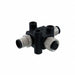 TA-A06F-A06M-A06M-01 by Amphenol LTW - CONNECTOR T-ADPT 6P-6/6P F-M/M INLINE