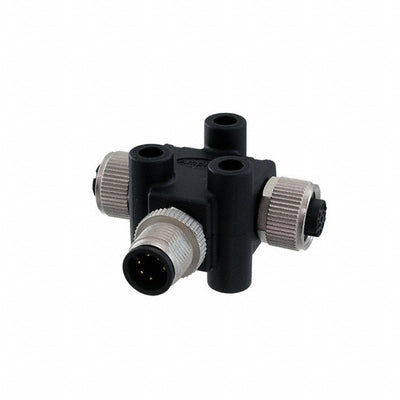 TA-A06M-A06F-A06F-01 by Amphenol LTW - CONNECTOR T-ADPT 6P-6/6P M-F/F INLINE