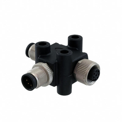 TA-A06M-A06M-A06F-01 by Amphenol LTW - CONNECTOR T-ADPT 6P-6/6P M-F/M INLINE