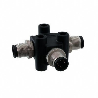 TA-A06M-A06M-A06M-01 by Amphenol LTW - CONNECTOR T-ADPT 6P-6/6P M-M/M INLINE