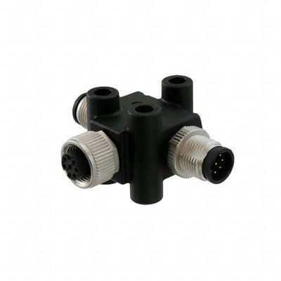 TA-A08F-A08M-A08M-01 by Amphenol LTW - CONNECTOR T-ADPT 8P-8/8P F-M/M INLINE