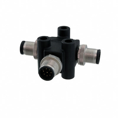 TA-A08M-A08M-A08M-01 by Amphenol LTW - CONNECTOR T-ADPT 8P-8/8P M-M/M INLINE
