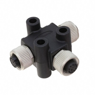 TA-A10F-A10F-A10F-01 by Amphenol LTW - CONNECTOR T-ADAPTER 10P-10/10P F-F/F