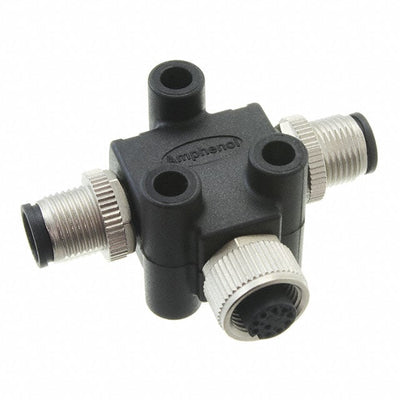 TA-A10F-A10M-A10M-01 by Amphenol LTW - CONNECTOR T-ADAPTER 10P-10/10P F-M/M