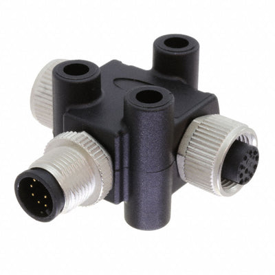 TA-A10M-A10F-A10F-01 by Amphenol LTW - CONNECTOR T-ADAPTER 10P-10/10P M-F/F