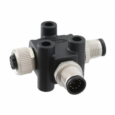 TA-A10M-A10M-A10F-01 by Amphenol LTW - CONNECTOR T-ADAPTER 10P-10/10P M-F/M