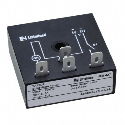 TA12D2 by Littelfuse Inc. - RELAY TIME DELAY 2MIN CHASSIS MT