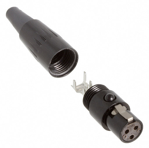 TA3FBX by Switchcraft Inc. - CONNECTOR PLUG FMALE MINI XLR 3P SLDR
