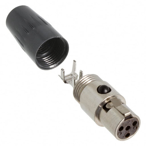 TA4FLX by Switchcraft Inc. - CONNECTOR PLUG FMALE MINI XLR 4P SLDR