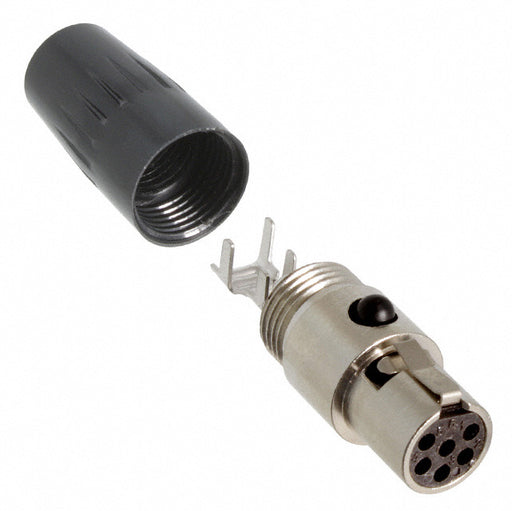 TA6FLX by Switchcraft Inc. - CONNECTOR PLUG FMALE MINI XLR 6P SLDR