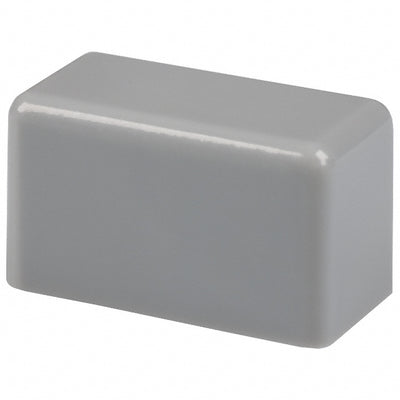 TAAGRY by E-Switch - CAP PUSHBUTTON RECTANGULAR GRAY