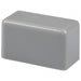 TAAGRY by E-Switch - CAP PUSHBUTTON RECTANGULAR GRAY