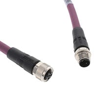 TAB62535501-080 by TE Connectivity AMP Connectors - CABLE 5POS MALE TO FMALE 26.2