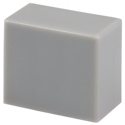 TADGRY by E-Switch - CAP PUSHBUTTON RECTANGULAR GRAY