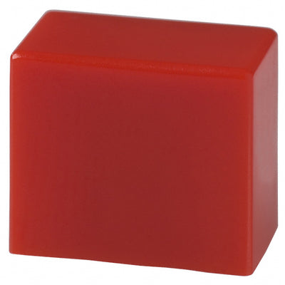 TADRED by E-Switch - CAP PUSHBUTTON RECTANGULAR RED
