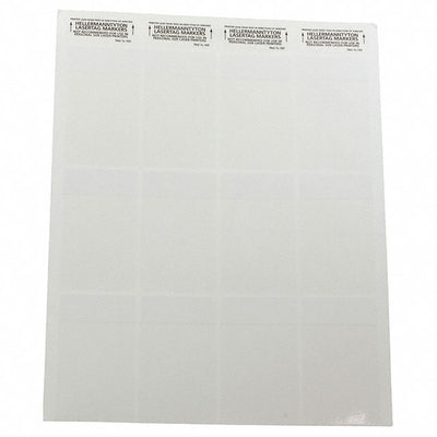 TAG1L-105 by HellermannTyton - LABEL SELF LAMINATING WHITE