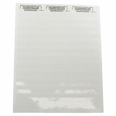 TAG26L-105 by HellermannTyton - LABEL SELF LAMINATING WHITE
