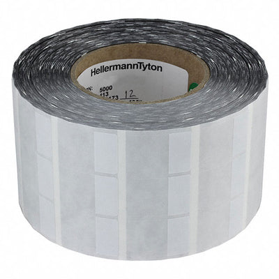 TAG51T3-100B by HellermannTyton - LABEL SELF LAMINATNG 1X0.75"" WHT