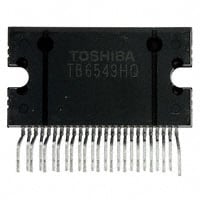 TB6549HQ(O) by Toshiba Semiconductor and Storage - IC MOTOR DRIVER 10V-27V 25HZIP
