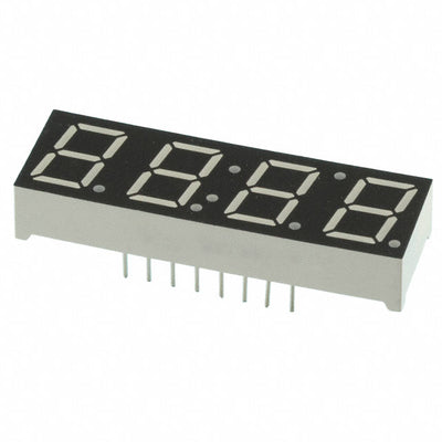 TDCR1060M by Vishay Semiconductor Opto Division - DISP 7SEG 0.39"" QUAD RED 16DIP