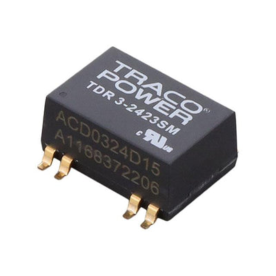 TDR 3-2423SM by Traco Power - DC DC CONVERTER +/-15V 3W